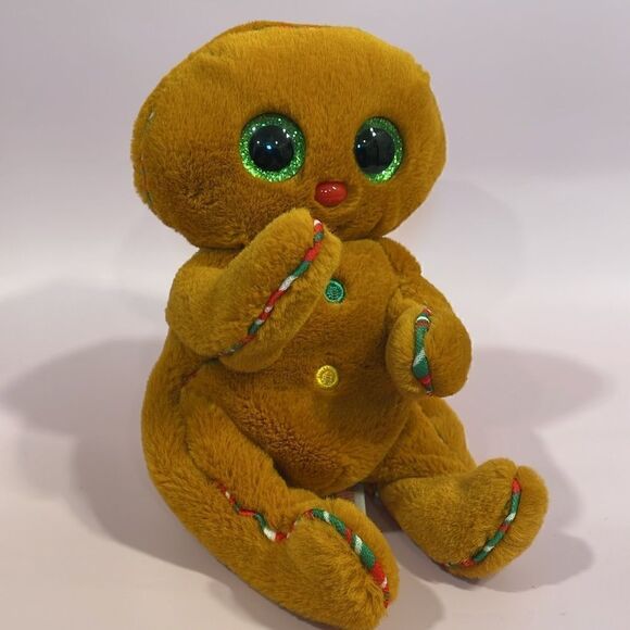 2022 Ty Beanie Bellies Crispin the Gingerbread Man Excellent Used Condition 8” - Picture 5 of 8